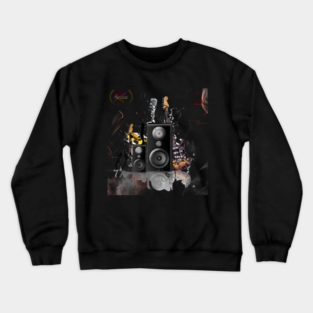 Music Crewneck Sweatshirt by Kaddara